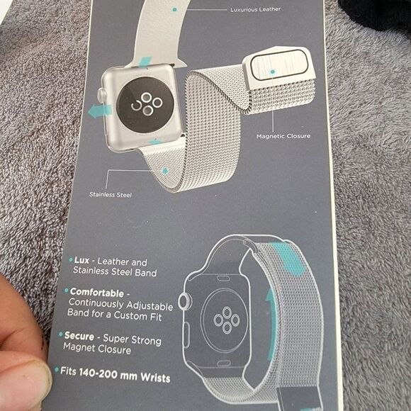 New Balance Sportex Raptic Mens Hybrid Mesh Apple Watch Wrist Band & Glasses - Picture 6 of 9